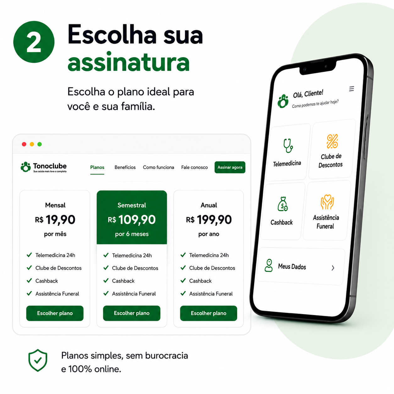 Escolha sua assinatura