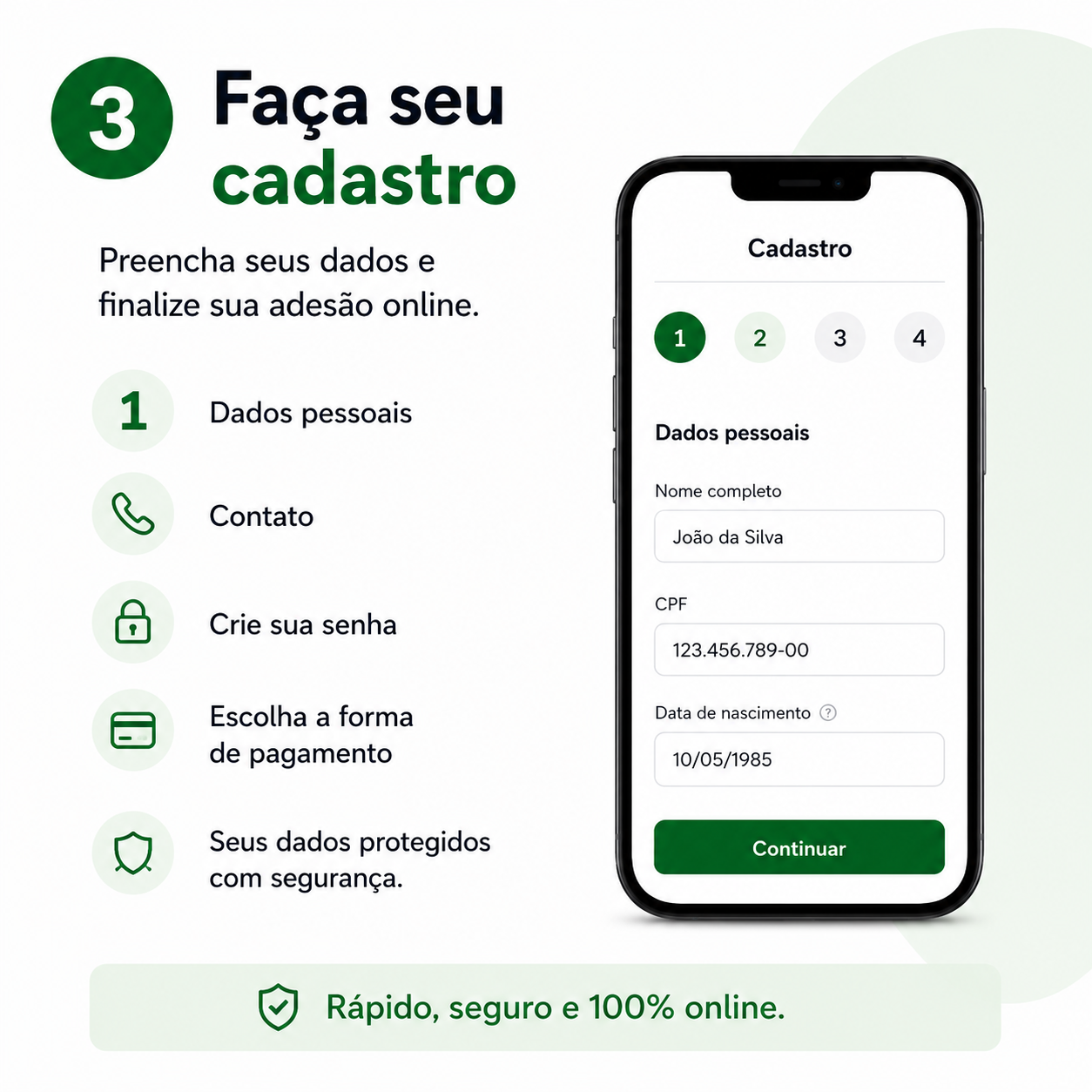 Faça seu cadastro
